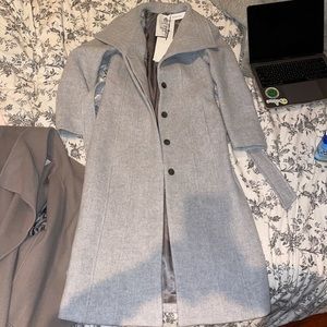 *SOLD* Aritzia The Connor Long Coat Heather Grey